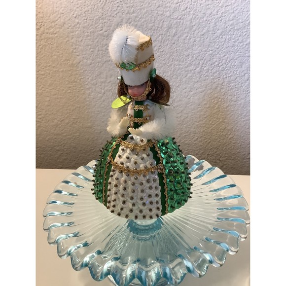 1970s Lil Missy Beaded Sequin Majorette #13332 Doll Great St. Patrick's Day Gift - Picture 10 of 10